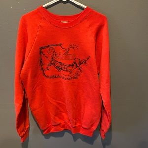 maine graphic crewneck sweatshirt